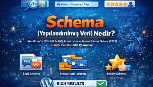 Schema (Yapılandırılmış Veri) Nedir? WordPress’te JSON-LD ile FAQ, Breadcrumb ve Review Schema Ekleme (2026) + Rich Results Hata Çözümleri