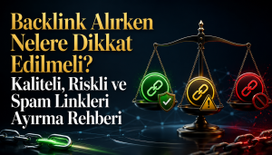 Backlink Alırken Nelere Dikkat Edilmeli? Kaliteli, Riskli ve Spam Linkleri Ayırma Rehberi