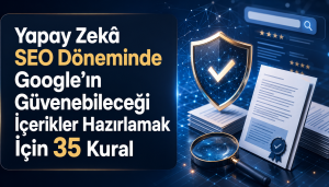 Yapay Zekâ SEO Döneminde Google’ın Güvenebileceği İçerikler Hazırlamak İçin 35 Kural Otomatik taslak