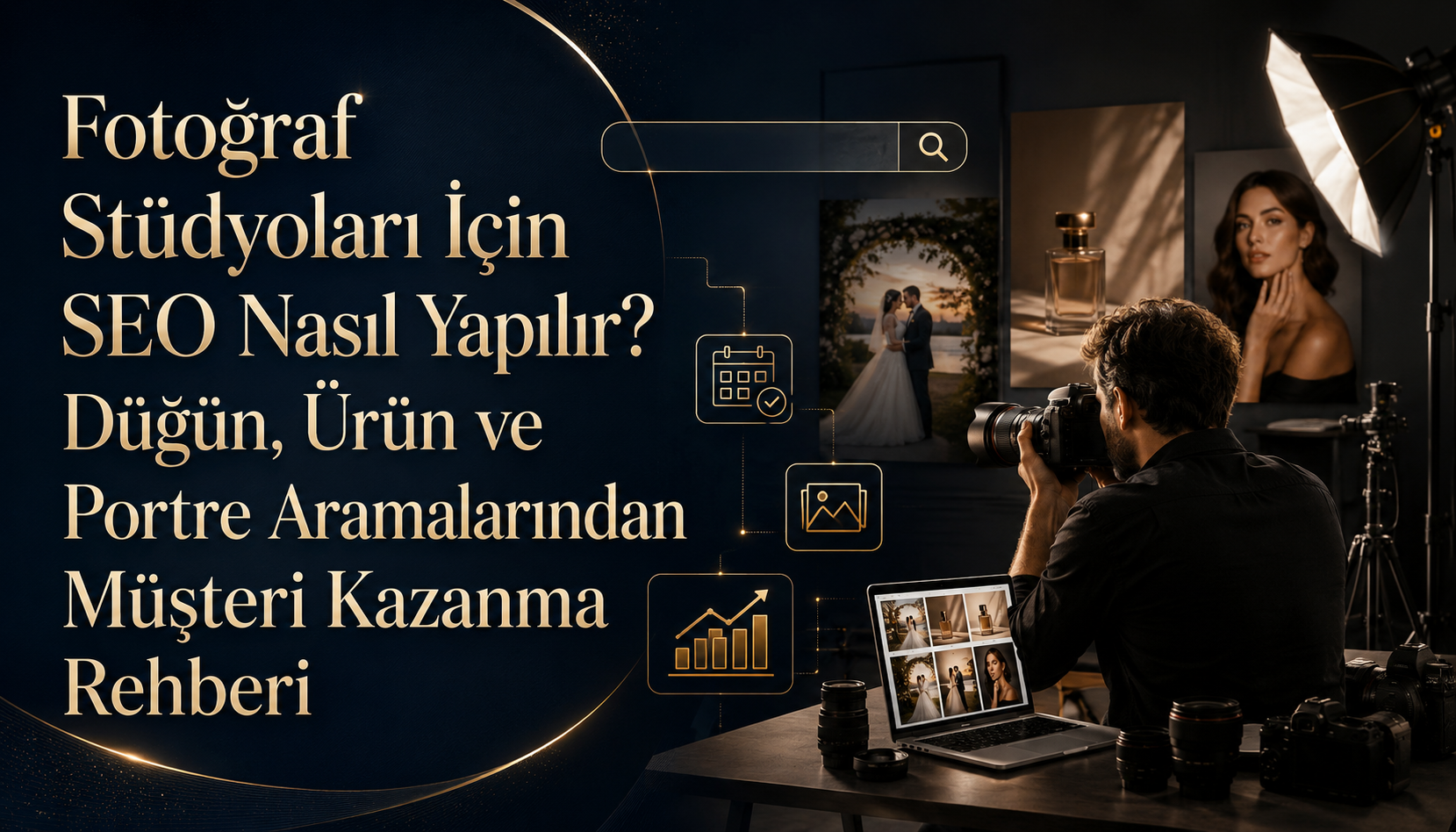 Fotoğraf Stüdyoları İçin SEO Nasıl Yapılır? Düğün, Ürün ve Portre Aramalarından Müşteri Kazanma Rehberi
