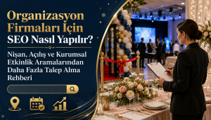 Organizasyon Firmaları İçin SEO Nasıl Yapılır? Nişan, Açılış ve Kurumsal Etkinlik Aramalarından Daha Fazla Talep Alma Rehberi Otomatik taslak