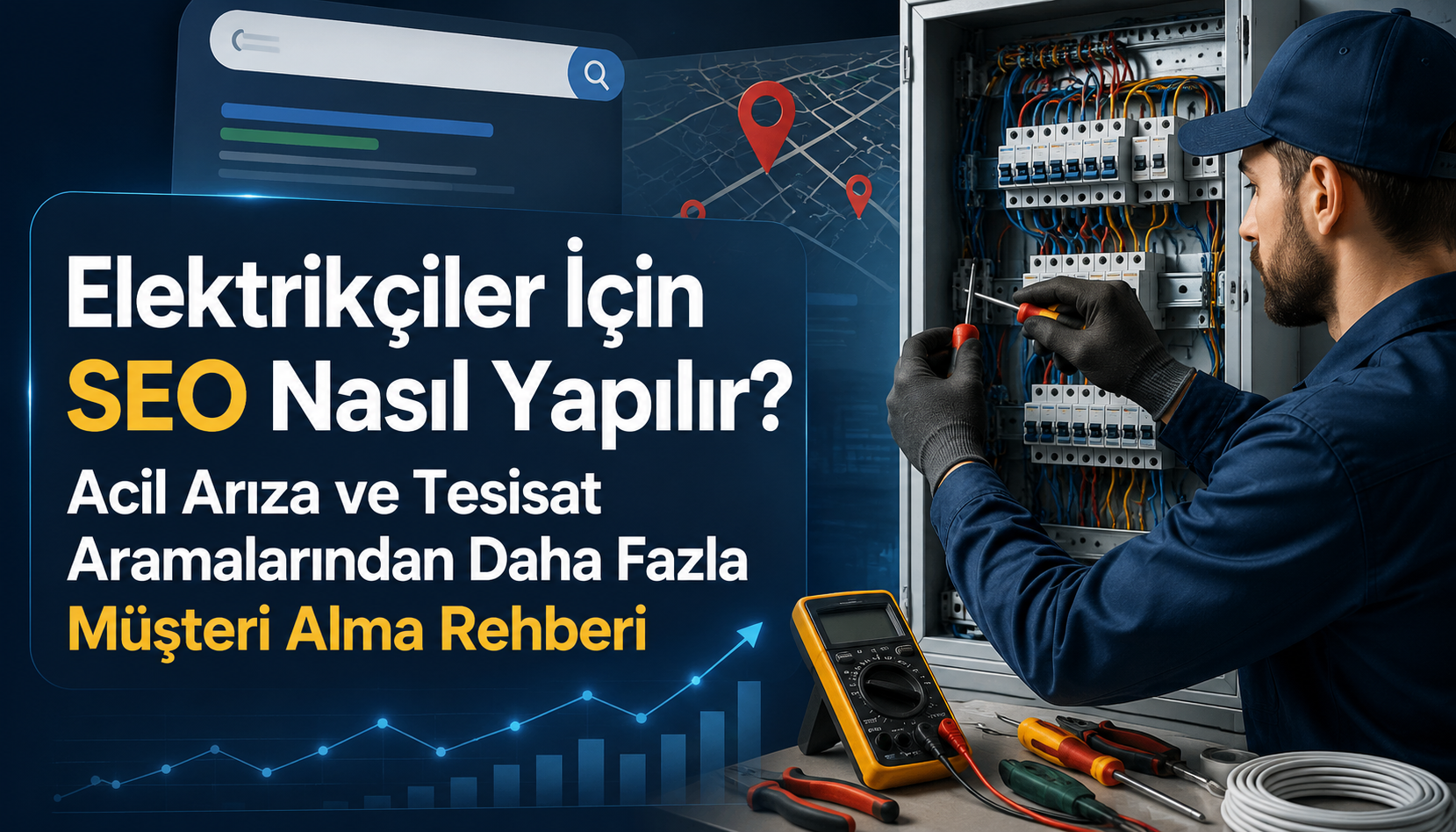 Elektrikçiler İçin SEO Nasıl Yapılır? Acil Arıza ve Tesisat Aramalarından Daha Fazla Müşteri Alma Rehberi