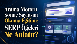 Arama Motoru Sonuç Sayfasını Okuma Eğitimi: SERP Öğeleri Ne Anlatır? Otomatik taslak