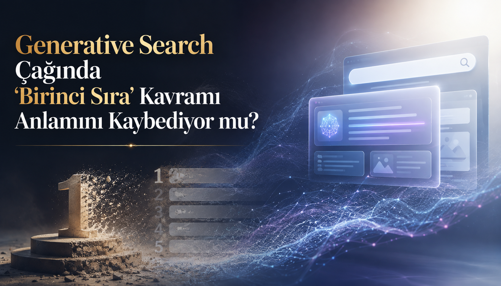 Generative Search Çağında 'Birinci Sıra' Kavramı Anlamını Kaybediyor mu?