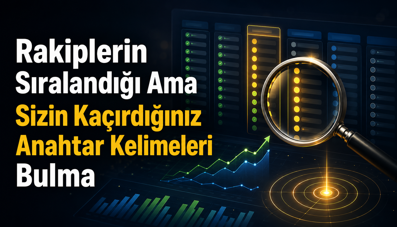 Rakiplerin Sıralandığı Ama Sizin Kaçırdığınız Anahtar Kelimeleri Bulma