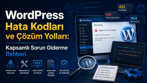WordPress Hata Kodları ve Çözüm Yolları: Kapsamlı Sorun Giderme Rehberi WordPress Hata Kodları ve Çözüm Yolları: Kapsamlı Sorun Giderme Rehberi