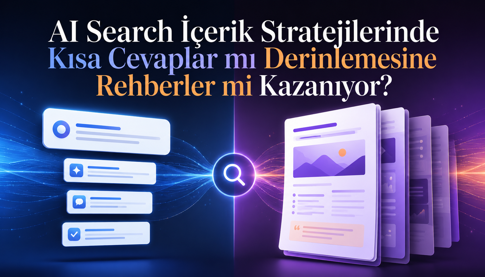 AI Search İçerik Stratejilerinde Kısa Cevaplar mı Derinlemesine Rehberler mi Kazanıyor?